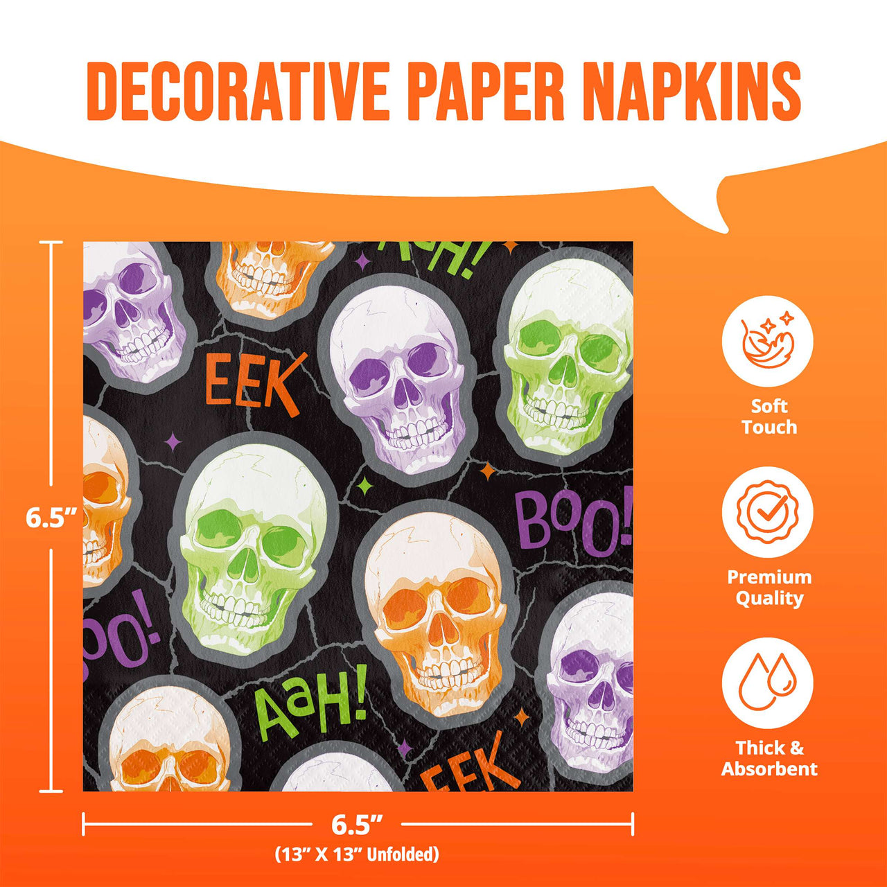 Radiant Reaper Luncheon Napkins 6.5" x 6.5"