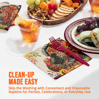 Bountiful Bird Luncheon Napkins 6.5