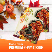 Bountiful Bird Luncheon Napkins 6.5