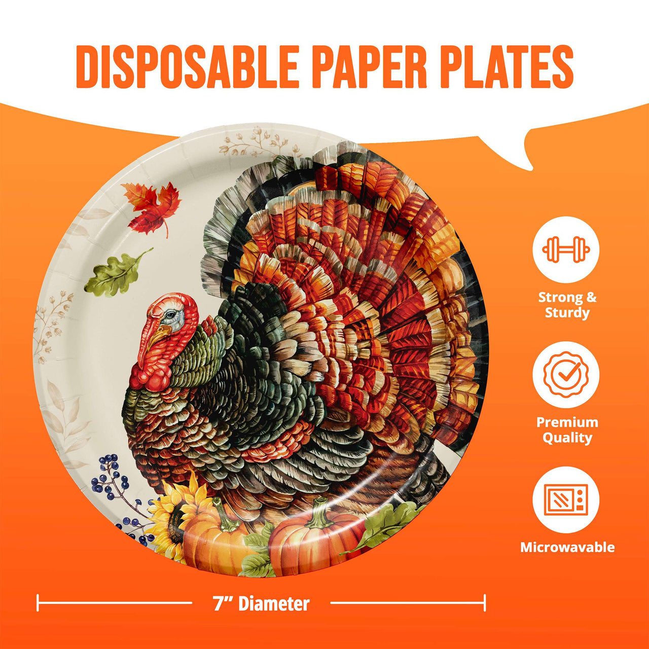 Bountiful Bird Luncheon Plates 7"