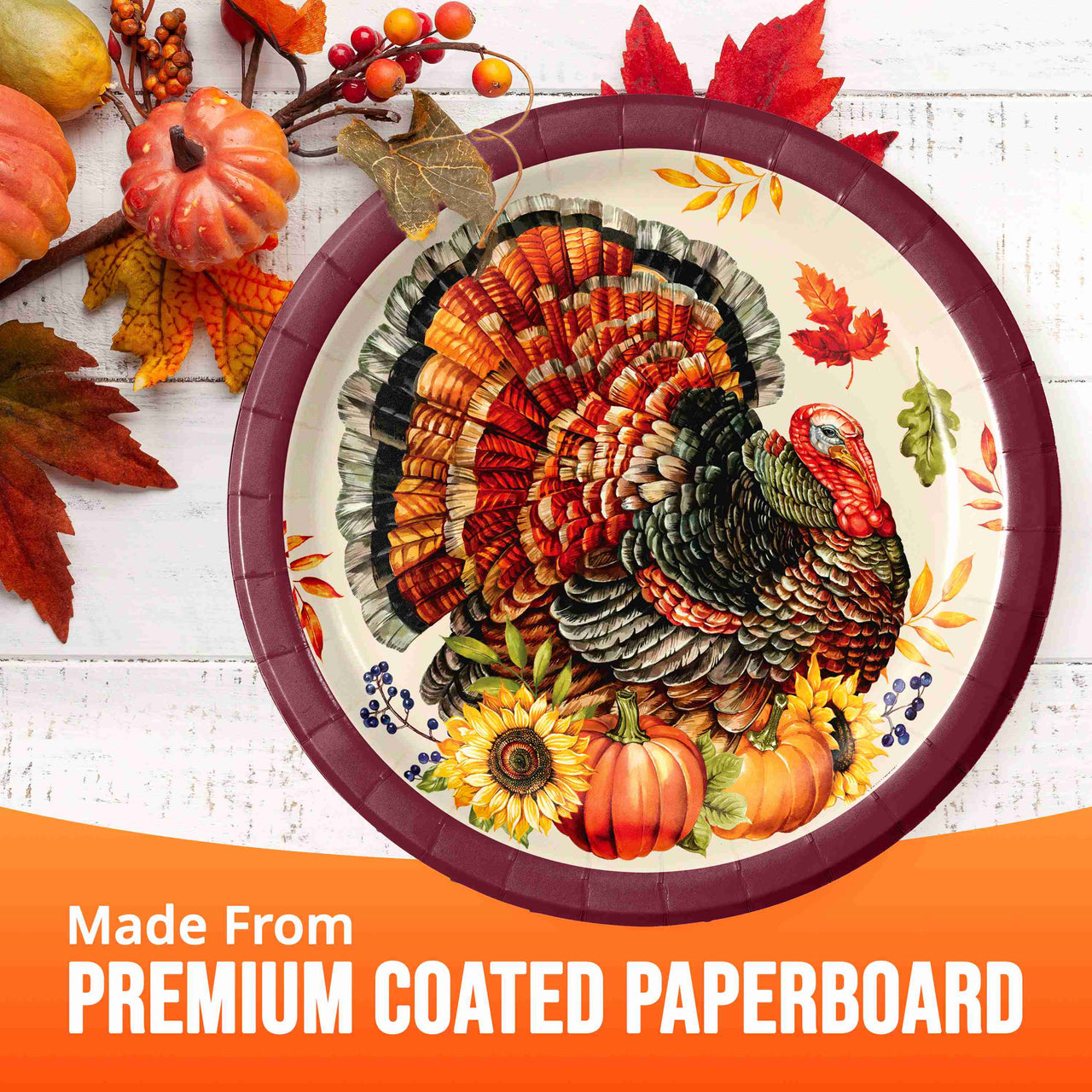 Bountiful Bird Dinner Plates 9"