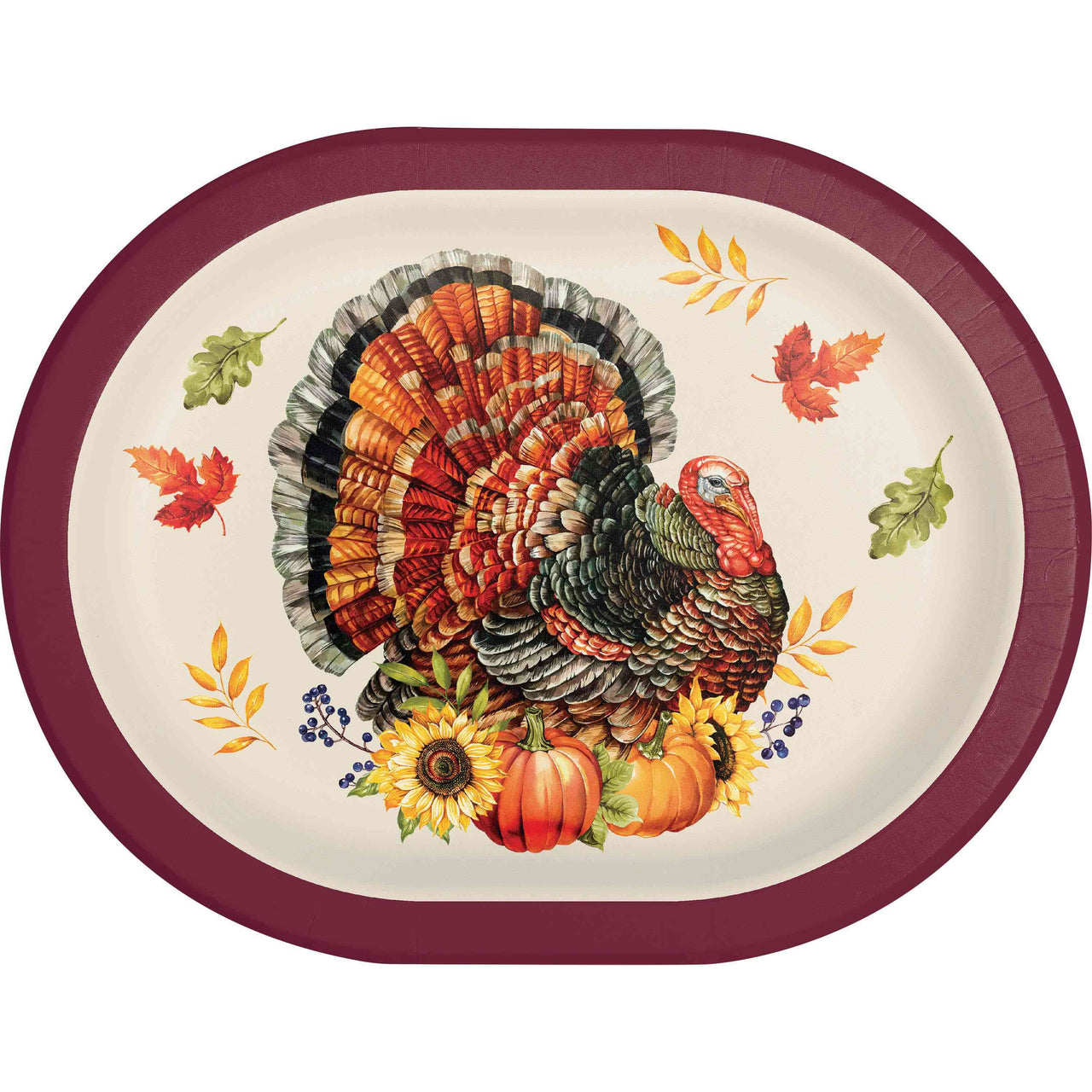 Bountiful Bird Oval Platters 12"