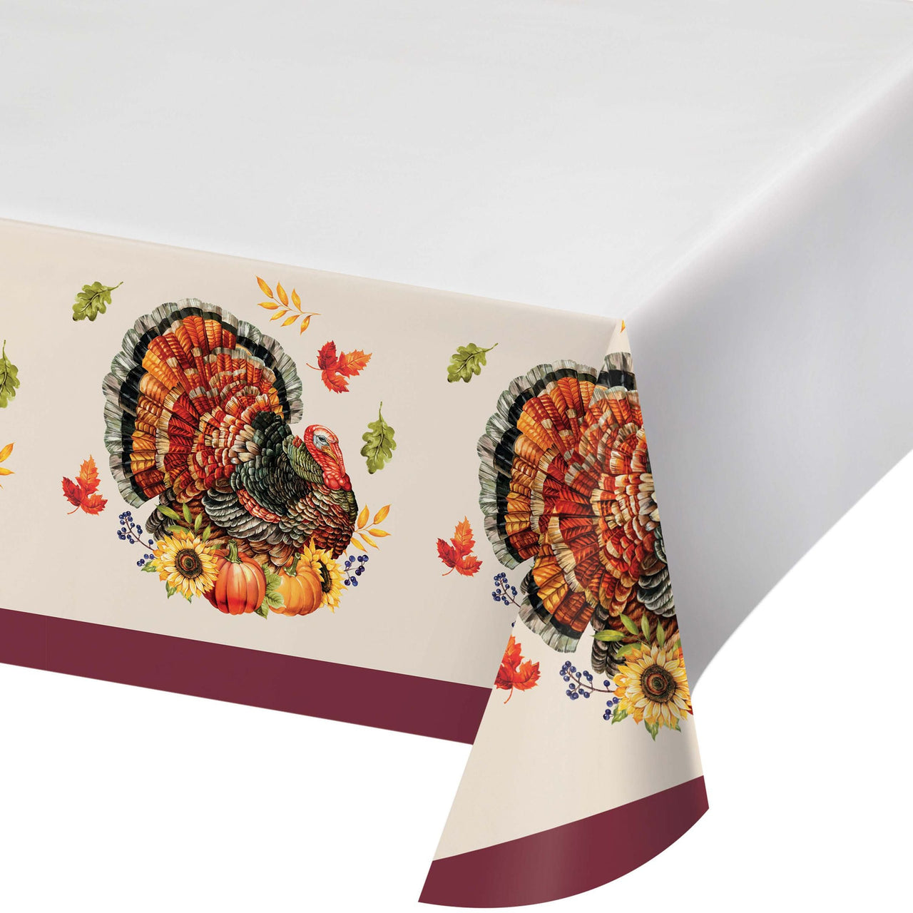 Bountiful Bird Plastic Tablecovers 54" x 96"