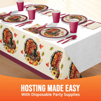 Bountiful Bird Plastic Tablecovers 54