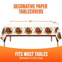Bountiful Bird Plastic Tablecovers 54
