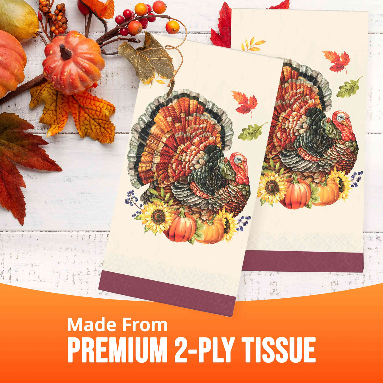 Bountiful Bird Guest Towels 7.75" x 4.5"