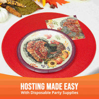 Bountiful Bird Dinner Napkins 7.5