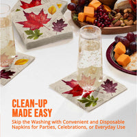 Falling Foliage Beverage Napkins 5