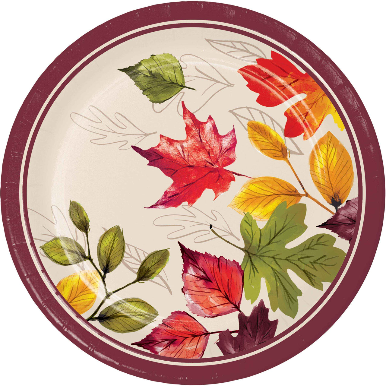 Falling Foliage Luncheon Plates 7"