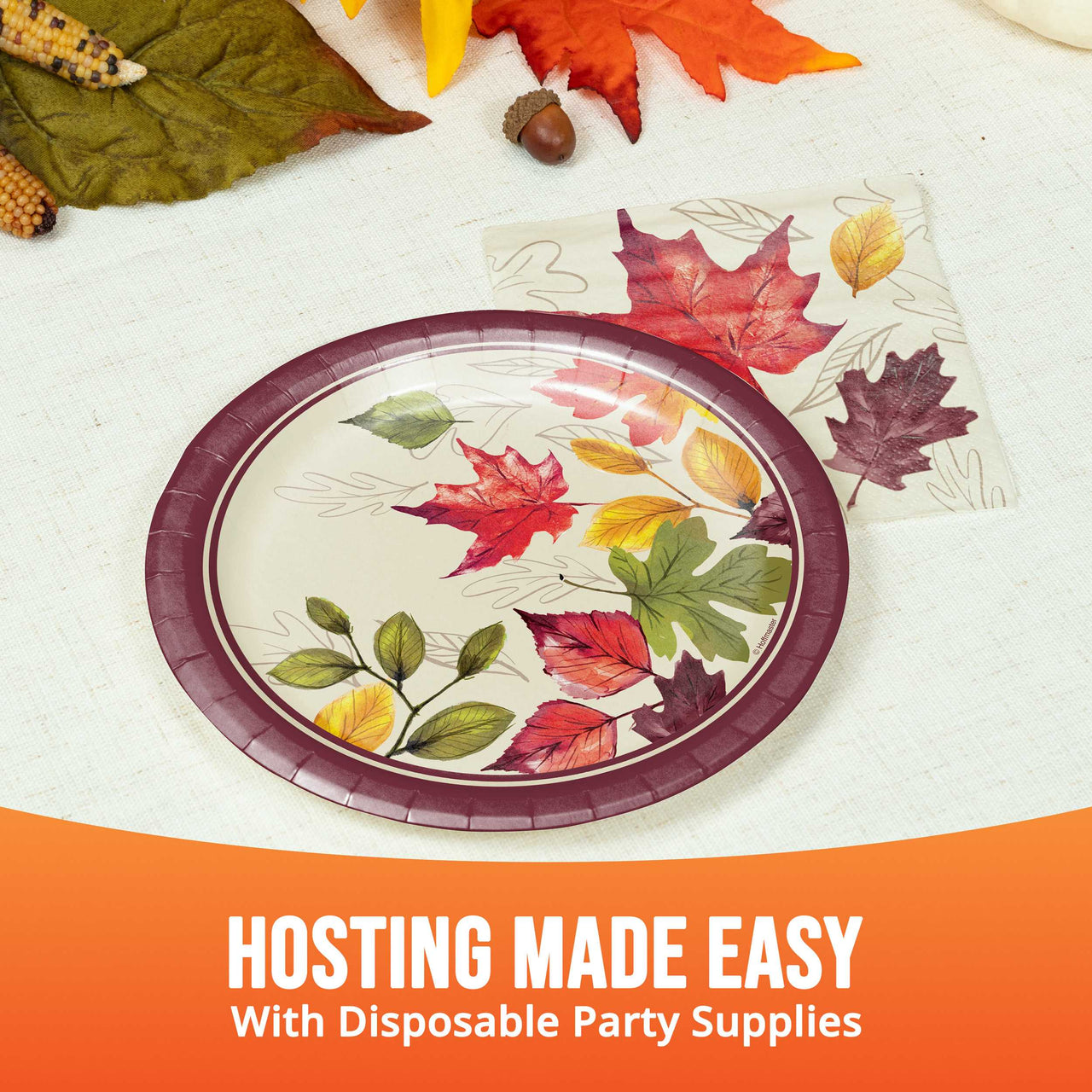 Falling Foliage Luncheon Plates 7"
