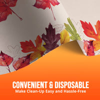 Falling Foliage Plastic Tablecovers 54