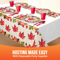 Falling Foliage Plastic Tablecovers 54
