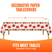 Falling Foliage Plastic Tablecovers 54