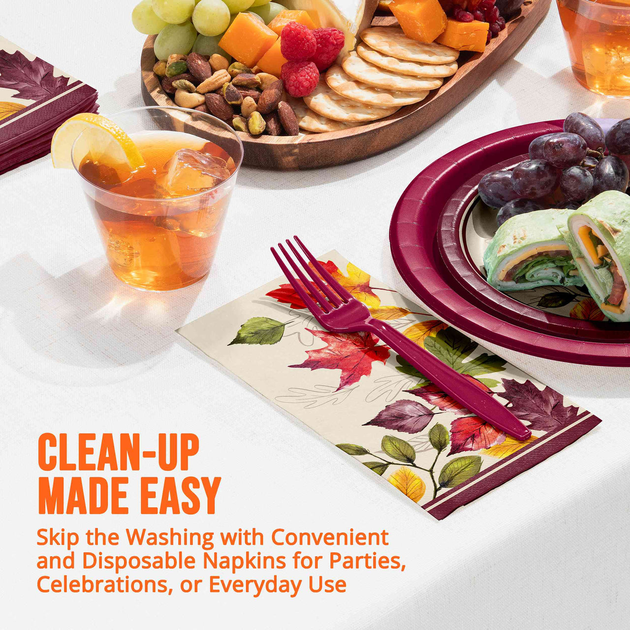 Falling Foliage Guest Towels 7.75" x 4.5"