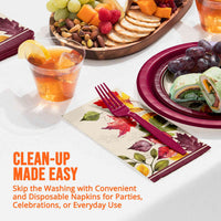 Falling Foliage Guest Towels 7.75