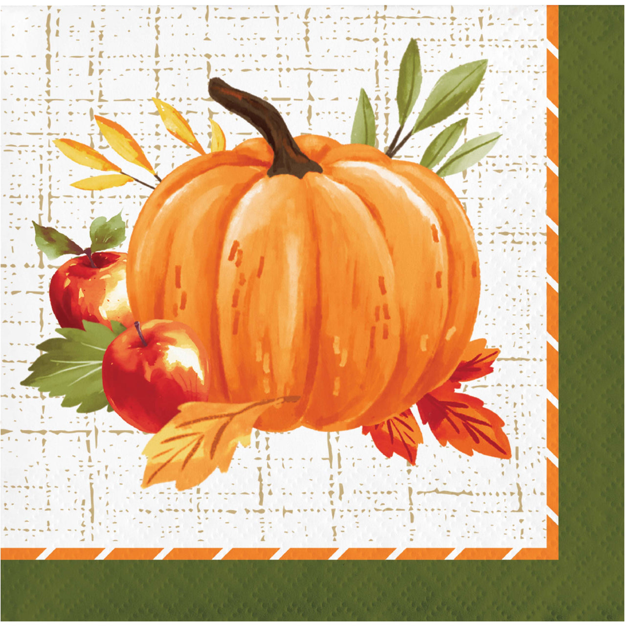 Autumn Orchard Beverage Napkins 5" x 5"