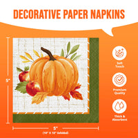 Autumn Orchard Beverage Napkins 5