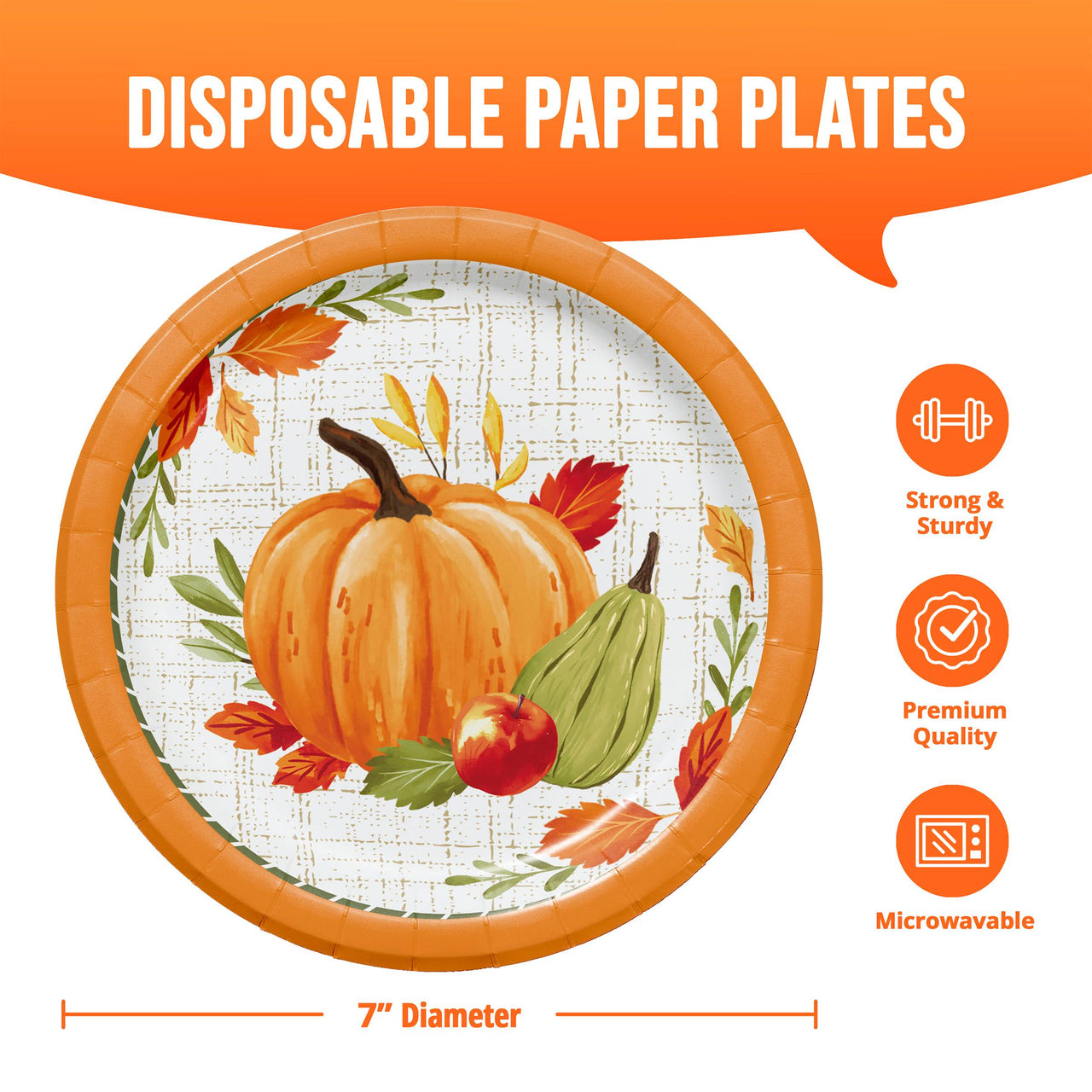 Autumn Orchard Luncheon Plates 7"