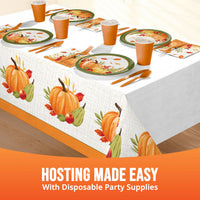 Autumn Orchard Plastic Tablecovers 54
