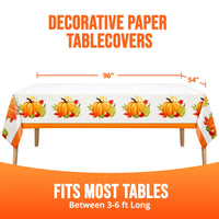 Autumn Orchard Plastic Tablecovers 54