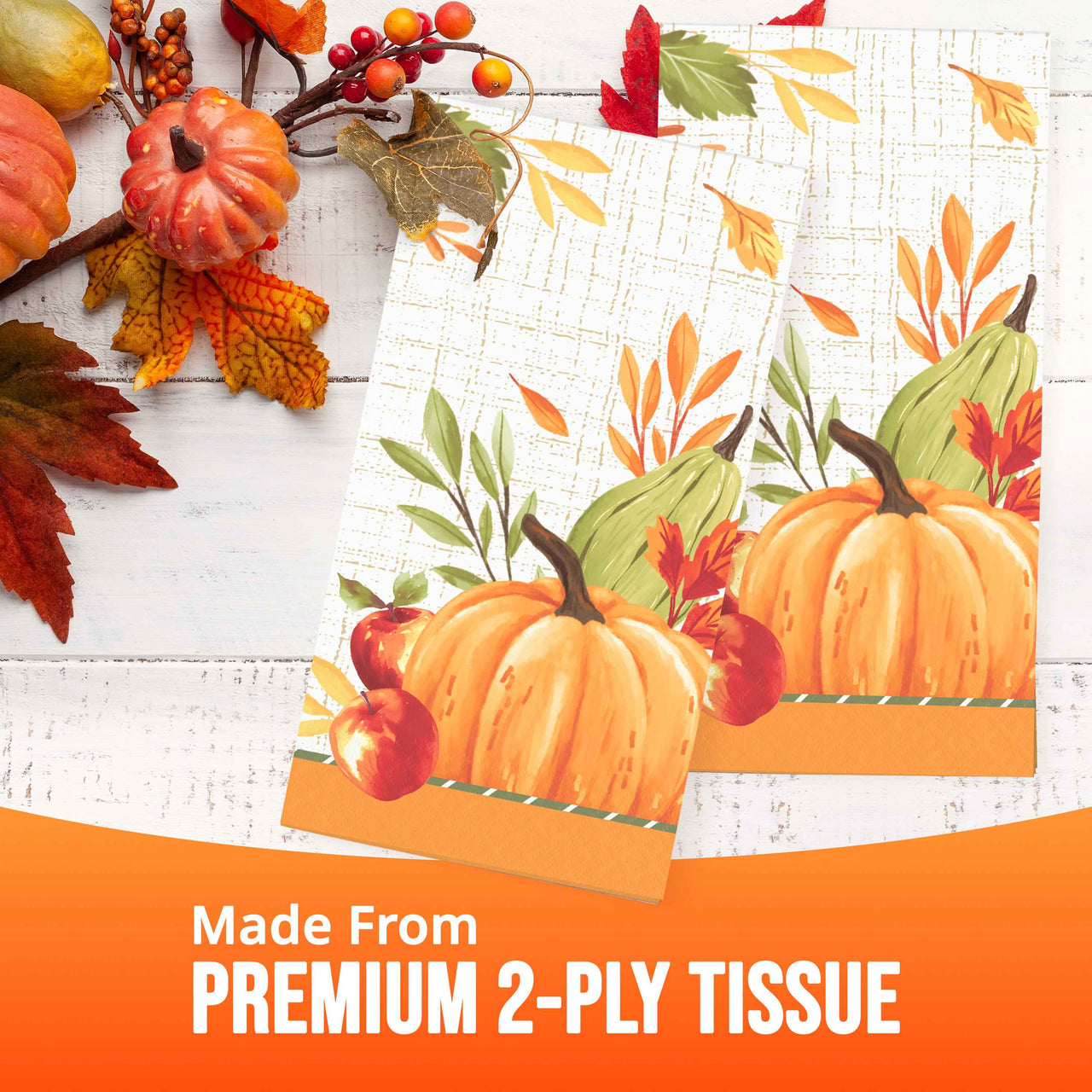 Autumn Orchard Guest Towels 7.75" x 4.5"