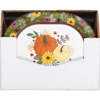 Petals and Pumpkins Oval Platters 12