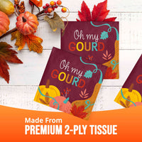 Turkey Treat Oh My Gourd Beverage Napkins 5