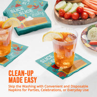 Turkey Treat Slice Slice Baby Beverage Napkins 5