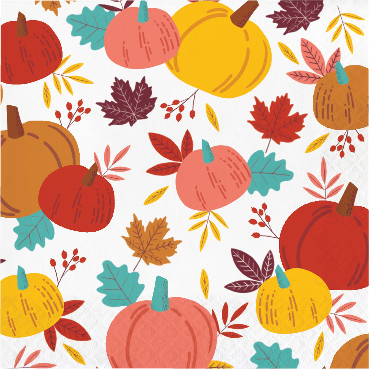 Turkey Treat Luncheon Napkins 6.5" x 6.5"