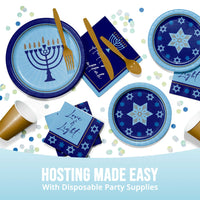 Hanukkah Lights Beverage Napkins 5