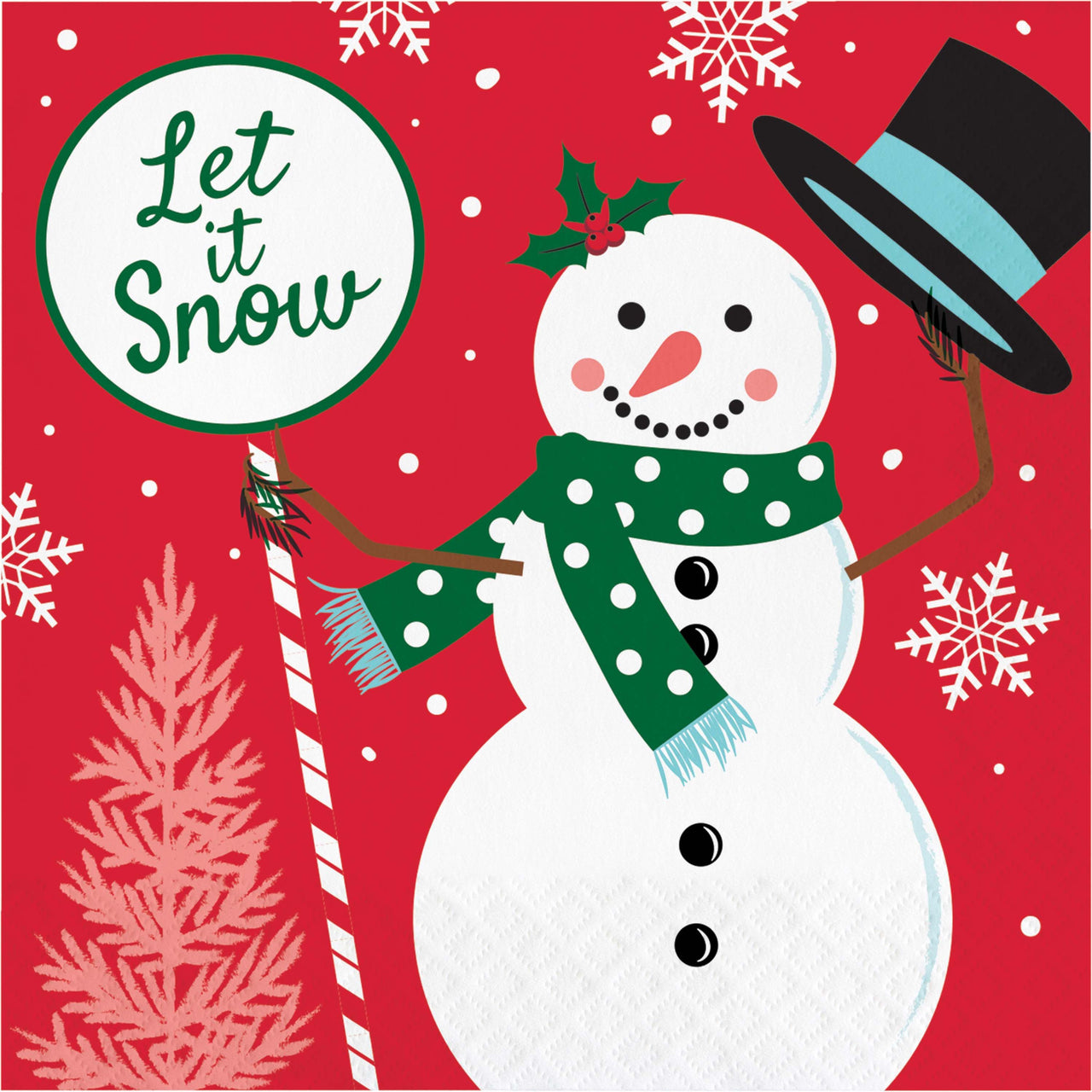 Frosted Fun Luncheon Napkins 6.5" x 6.5"