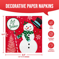 Frosted Fun Luncheon Napkins 6.5
