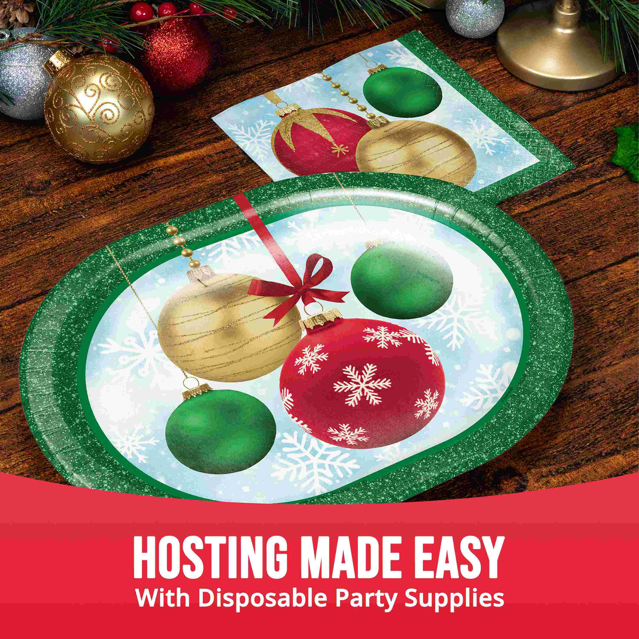Frosted Fun Oval Platters 12"