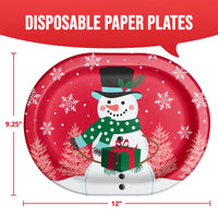 Frosted Fun Oval Platters 12
