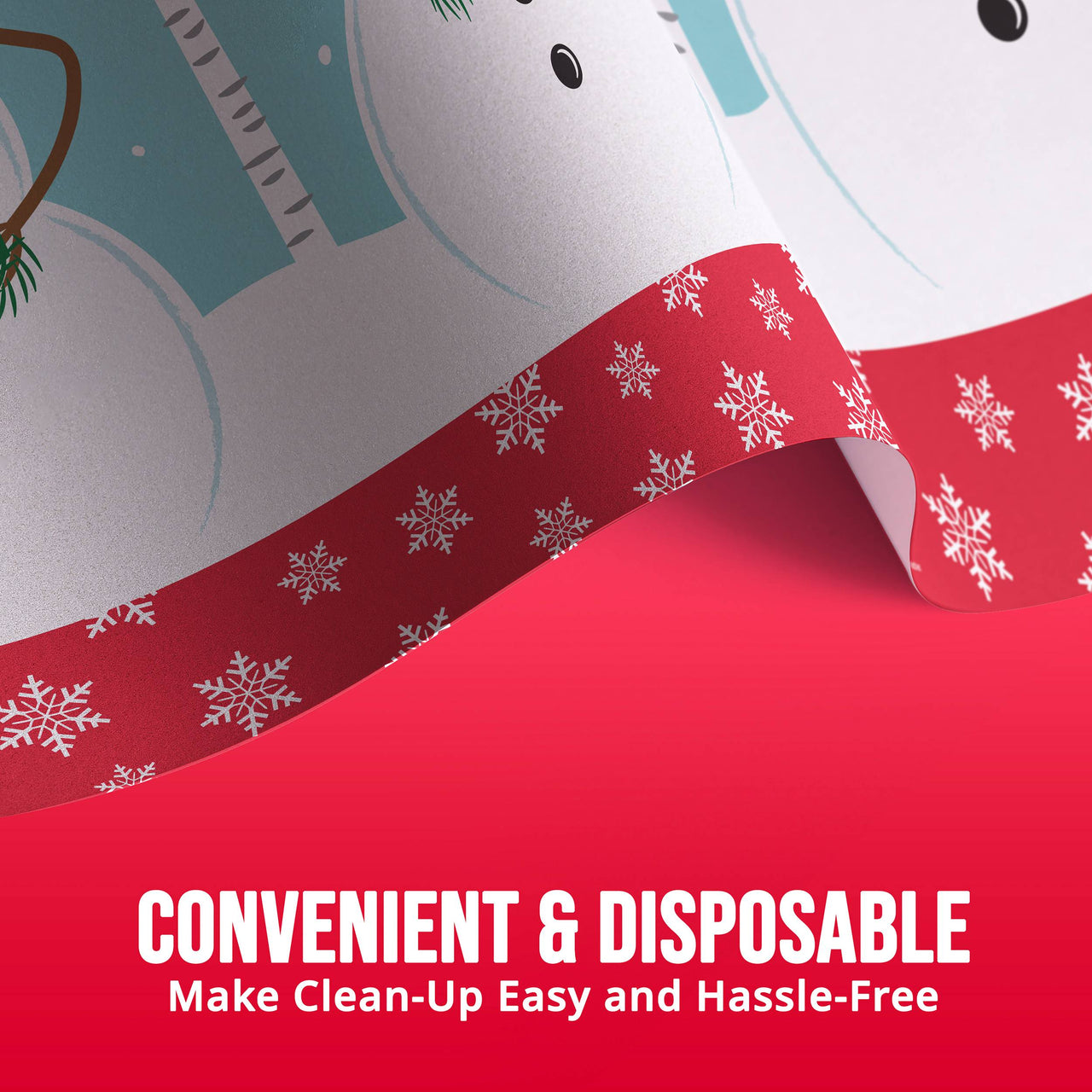 Frosted Fun Plastic Tablecovers 54" x 96"