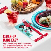 Frosted Fun Guest Towels 7.75