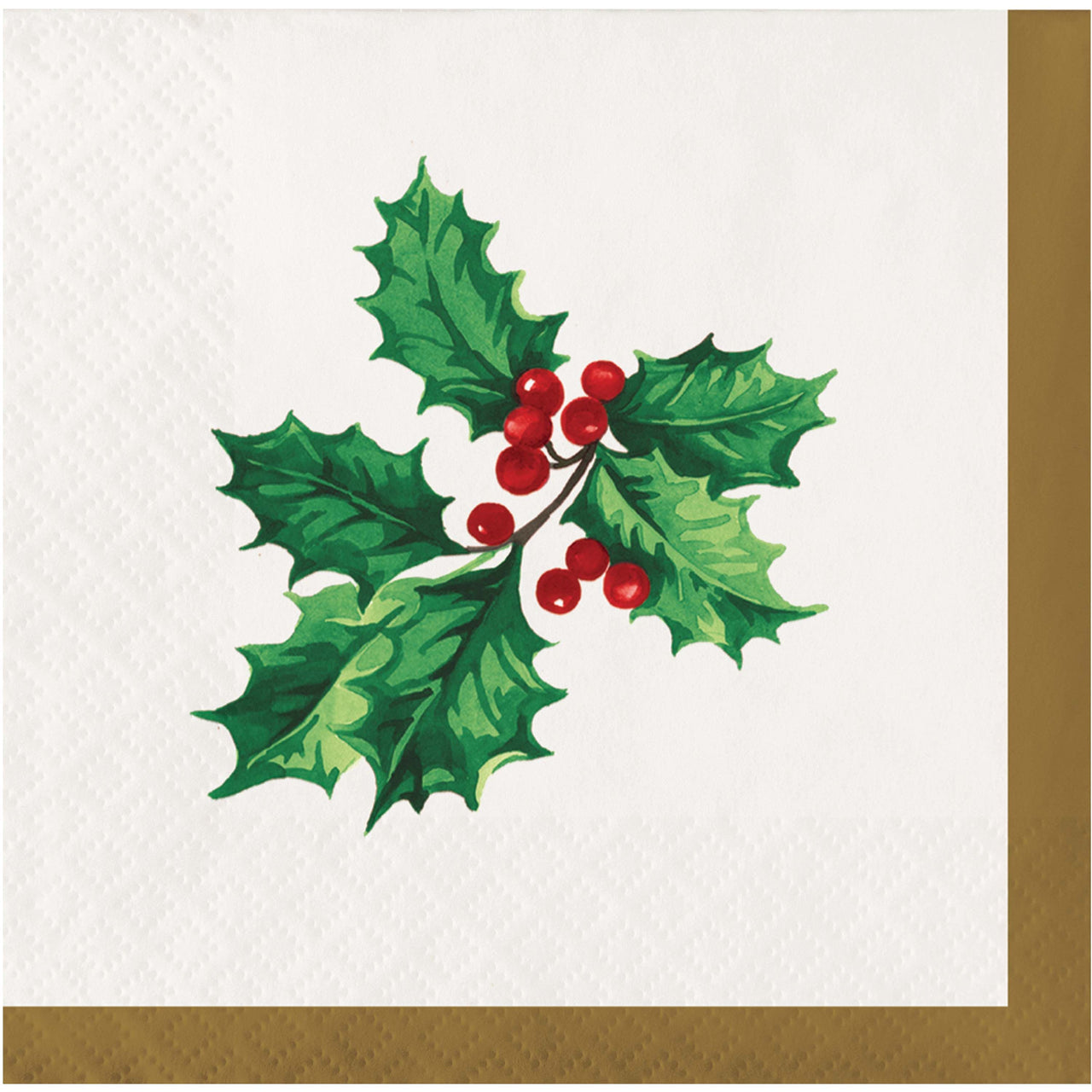 Holly Haven Beverage Napkins 5" x 5"