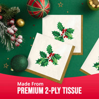 Holly Haven Beverage Napkins 5
