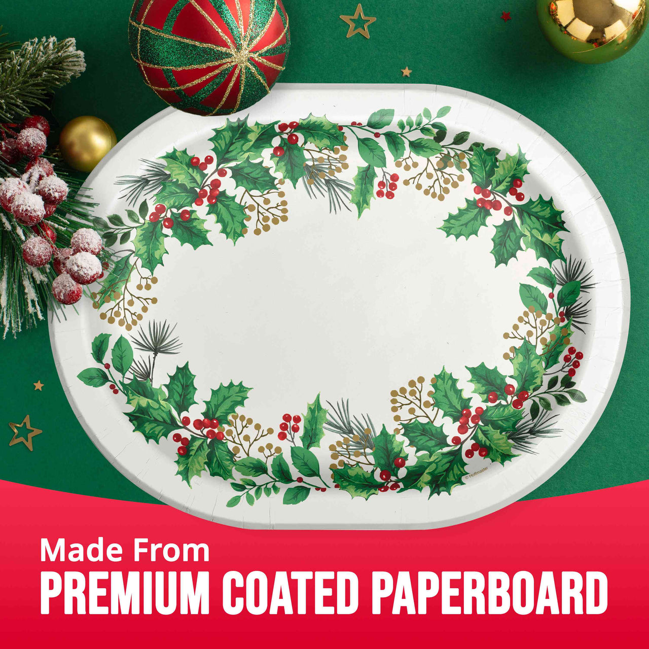 Holly Haven Oval Platters 12"