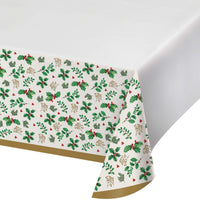 Holly Haven Plastic Tablecovers 54