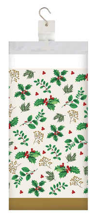 Holly Haven Plastic Tablecovers 54