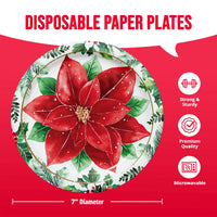 Christmas Blossom Luncheon Plates 7