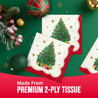 Sparkling Spruce Beverage Napkins 5
