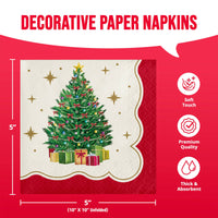 Sparkling Spruce Beverage Napkins 5