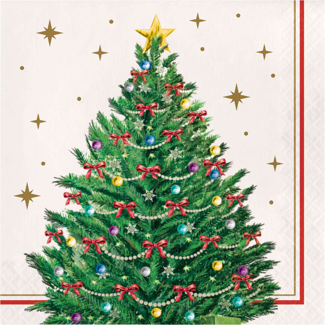 Sparkling Spruce Luncheon Napkins 6.5" x 6.5"