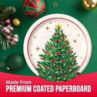 Sparkling Spruce Luncheon Plates 7