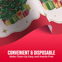 Sparkling Spruce Plastic Tablecovers 54