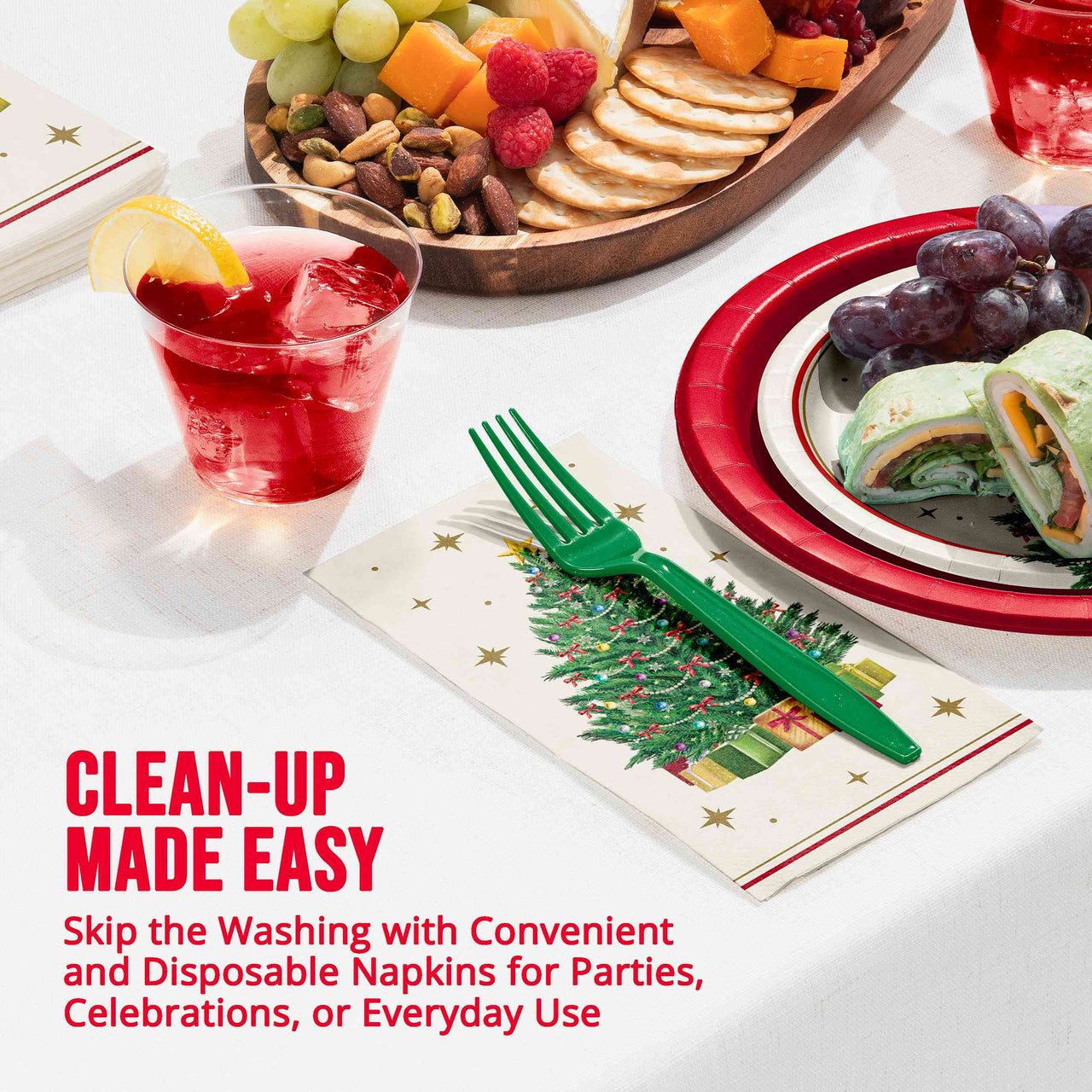 Sparkling Spruce Guest Towels 7.75" x 4.5"