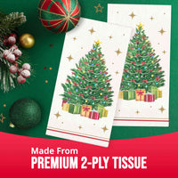 Sparkling Spruce Guest Towels 7.75
