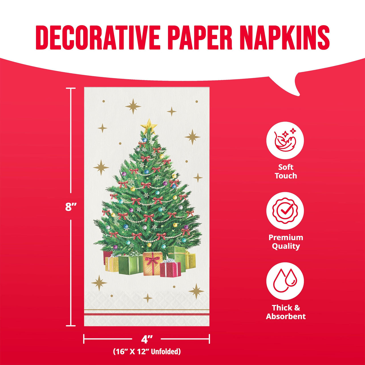 Sparkling Spruce Guest Towels 7.75" x 4.5"